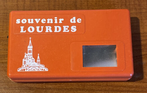 Rare Souvenir de Lourdes (French Town) Slide Viewer 3D Vintage Toy (Need Repair) - Picture 1 of 9