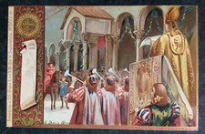 3’)🌈CART. d’epoca I’ ‘900 Illustratore/pittore G.Lessi & Leoni Papà Leone XIII