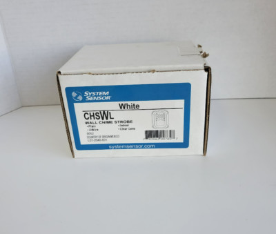 System Sensor CHSWL Wall Chimes Strobe WHITE