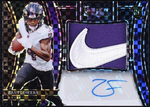 Zay Flowers 2023-24 Panini Select Concourse Rookie RC #8 Silver