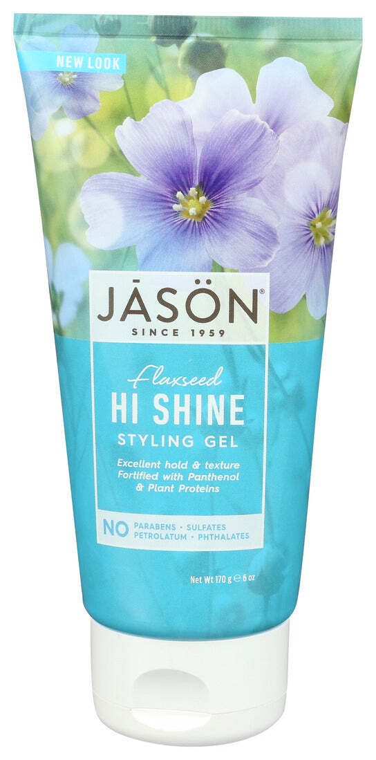 Гель для укладки Jason Natural Products с льняным семенем Hi Shine по 1 штуке по 6 унций