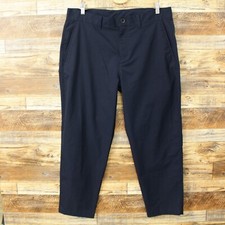 Lululemon ABC Pant Mens Size 36x27 Navy Tapered Warpstreme Flat Front