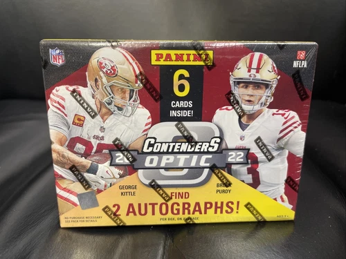 Panini 2022 Contenders Optic Football Hobby Box - 6 Cards..