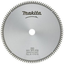 Makita 260mm Chip Saw, 100T Blades, For General Wood, A-17815