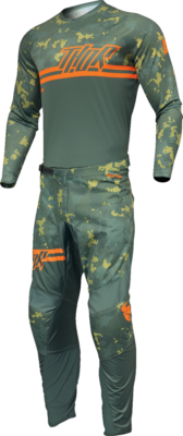 Thor Tuta Motocross Completa TUTA COMPLETO MAGLIA PANTALONE BIANCA