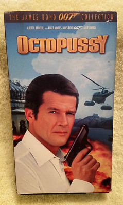 OCTOPUSSY VHS 007 JAMES BOND ROGER MOORE SPY