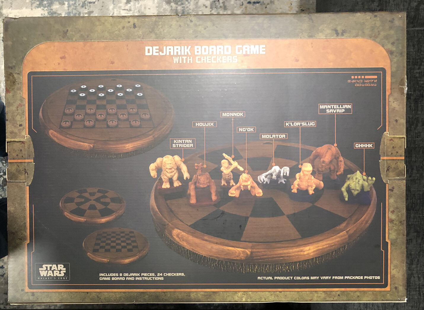 Star Wars: Galaxy's Edge Dejarik Board Game with Checkers | eBay