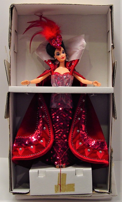 Barbie Bob Mackie 'Queen of Hearts Barbie' Seventh in the Series Mint