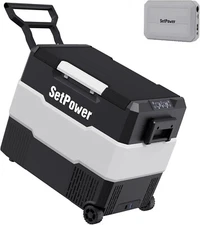 Setpower Dual Zone Electric Coolers for Vehicles  with PG216 Battery for SUV RV