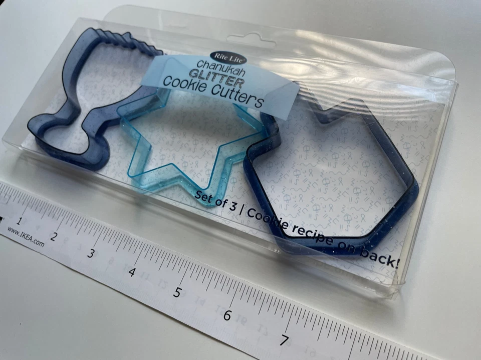 Cortadores de galletas Janucá, juego de 3, Rite Lite Foto 2 de 4