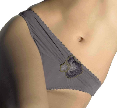 Prima Donna Tattooine Quartz Grey Thong Small UK 10 Panty Höschen Floral