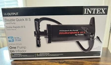 Intex Double Action Hand Air Pump~Inflatables~Tubes~Rafts~  Mattress~New In Box