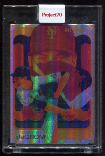 TOPPS PROJECT 70 FOIL #859 JACOB DEGROM by MATT TAYLOR METS 62/70