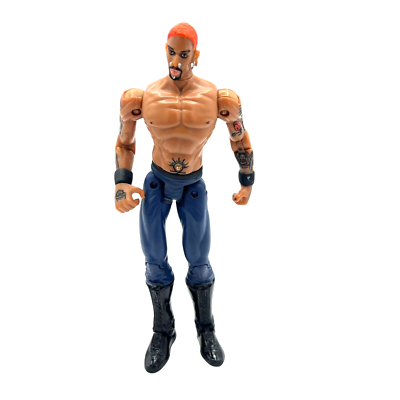 Vintage 2000 WCW NWO Dennis Rodman Wrestling Action Figure Toy Biz