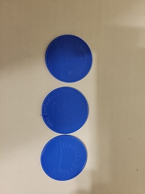 Barrel O'Fun Potato Chips  Blue Fun Chip Joyland Park Wichita Kansas Lot Of 3 