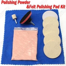 10x Car Window Glass Polishing Powder Kit Windshield Glass Scratch Removal Tool