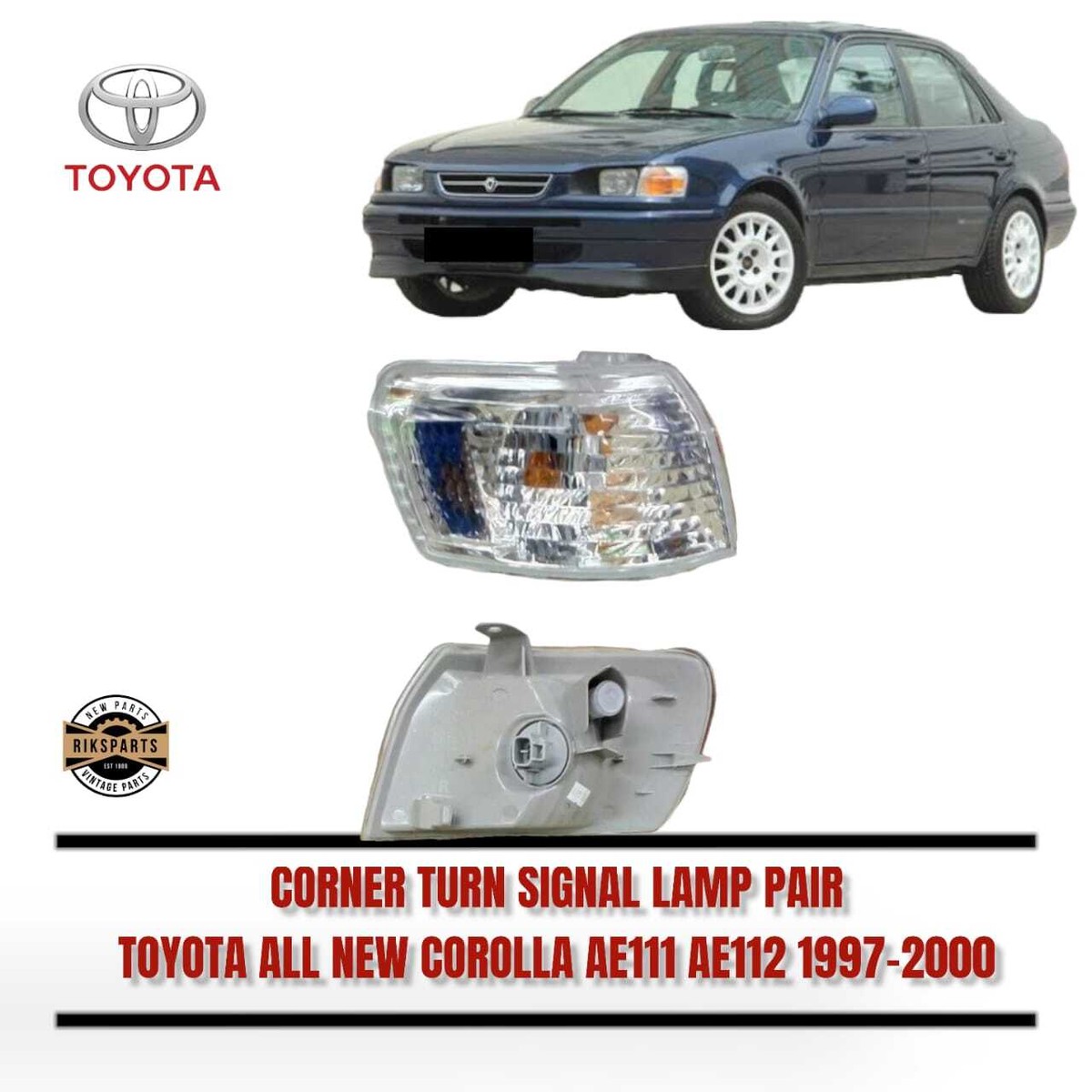 For Toyota Corolla AE111 AE112 1997-2000 Corner Lamp Turn Signal