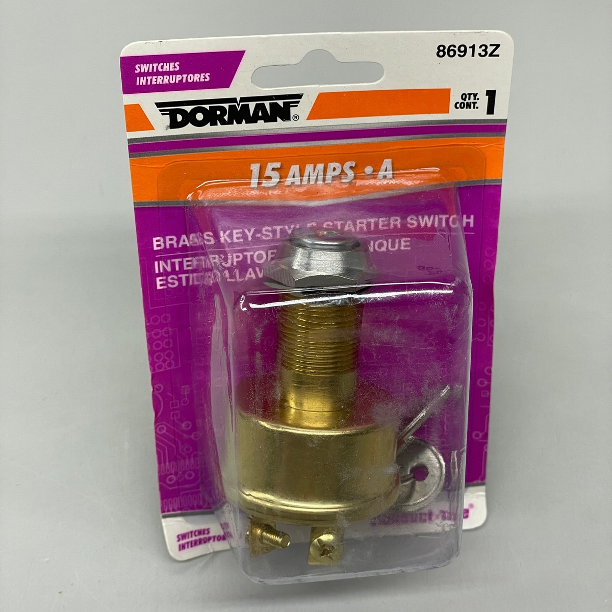 DORMAN (2 PACK) Starter Switch Brass 15 Amp 86913Z | eBay