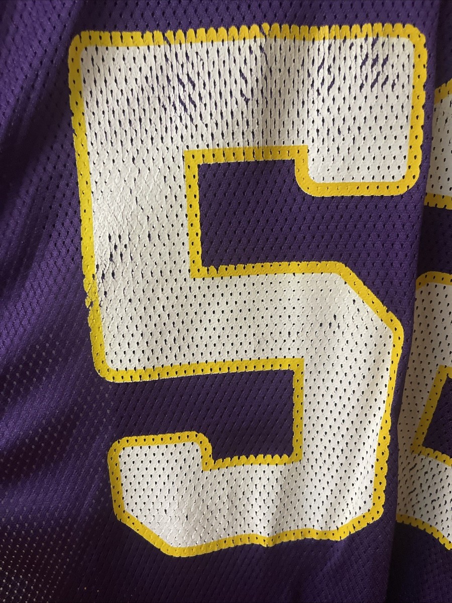 ニウエ　2014年　$1　@4-36 Minnesota Vikings Number 52 Chad Greenway NFL Reebok Jersey Sz