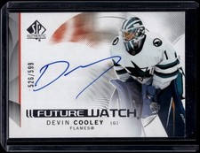 2024-25 SP Authentic Hockey Devin Cooley #123 Horizontal Future Watch Auto /599