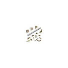 Johnson Hardware 170W303H Bi-Fold Door Hardware Set, White, 33 In. - Quantity 1