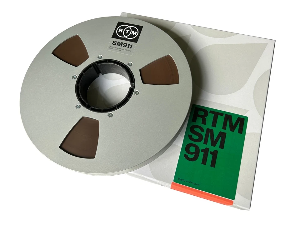 RTM SM911 Reel to Reel Recording Tape 1/4" 762m NAB Pancake