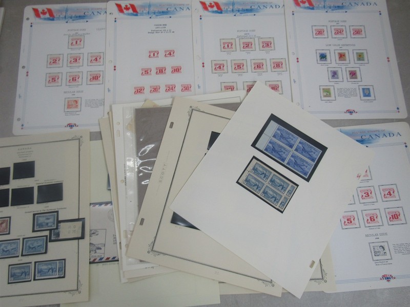 Nystamps Canada many mint NH old stamp collection u11nv