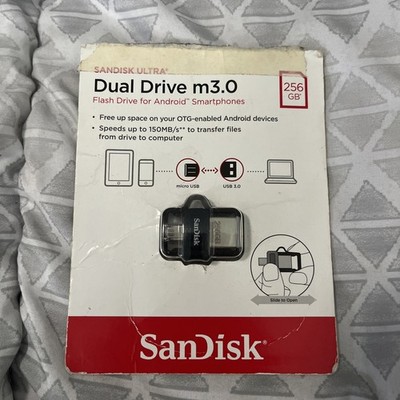 BRAND NEW  SanDisk Ultra Dual 256GB USB 3.0 Flash Drive - SDDD3-256G-G46