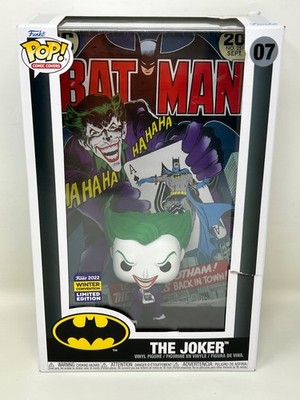 Funko Batman Comic Book Display Case and The Joker Pop! Vinyl Limited Edition 20