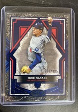 2025 Topps Tier One Roki Sasaki 3 Blue Foil Rookie RC #/125 Dodgers Color Match