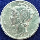 1940-P Mercury Silver Dime Ch BU