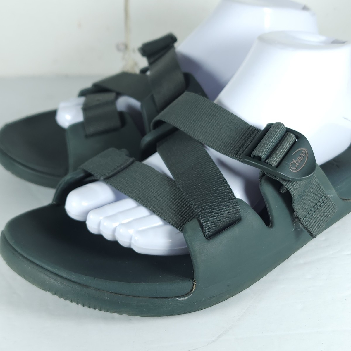 Chaco Men\'s Chillos US10 Green Strappy Flat Outdoors Slide Sandals Chaco Men main image 2