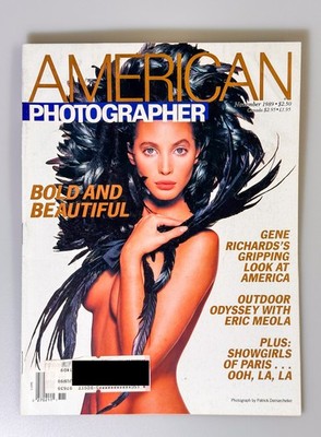 American Photographer - November 1989 Eugene Richards feature good condition
