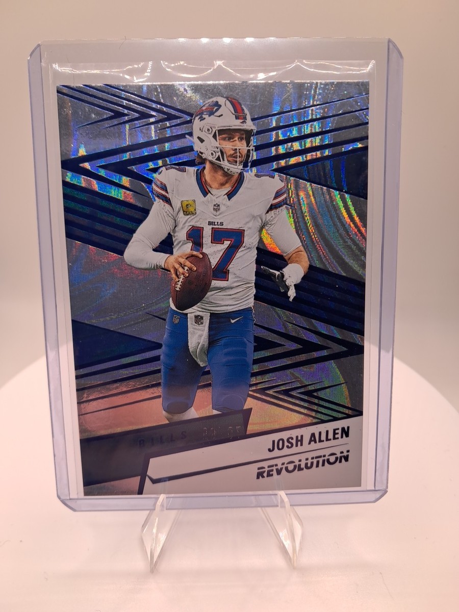2025 Panini Revolution Blue Swirl/99 Josh Allen Buffalo Bills QB