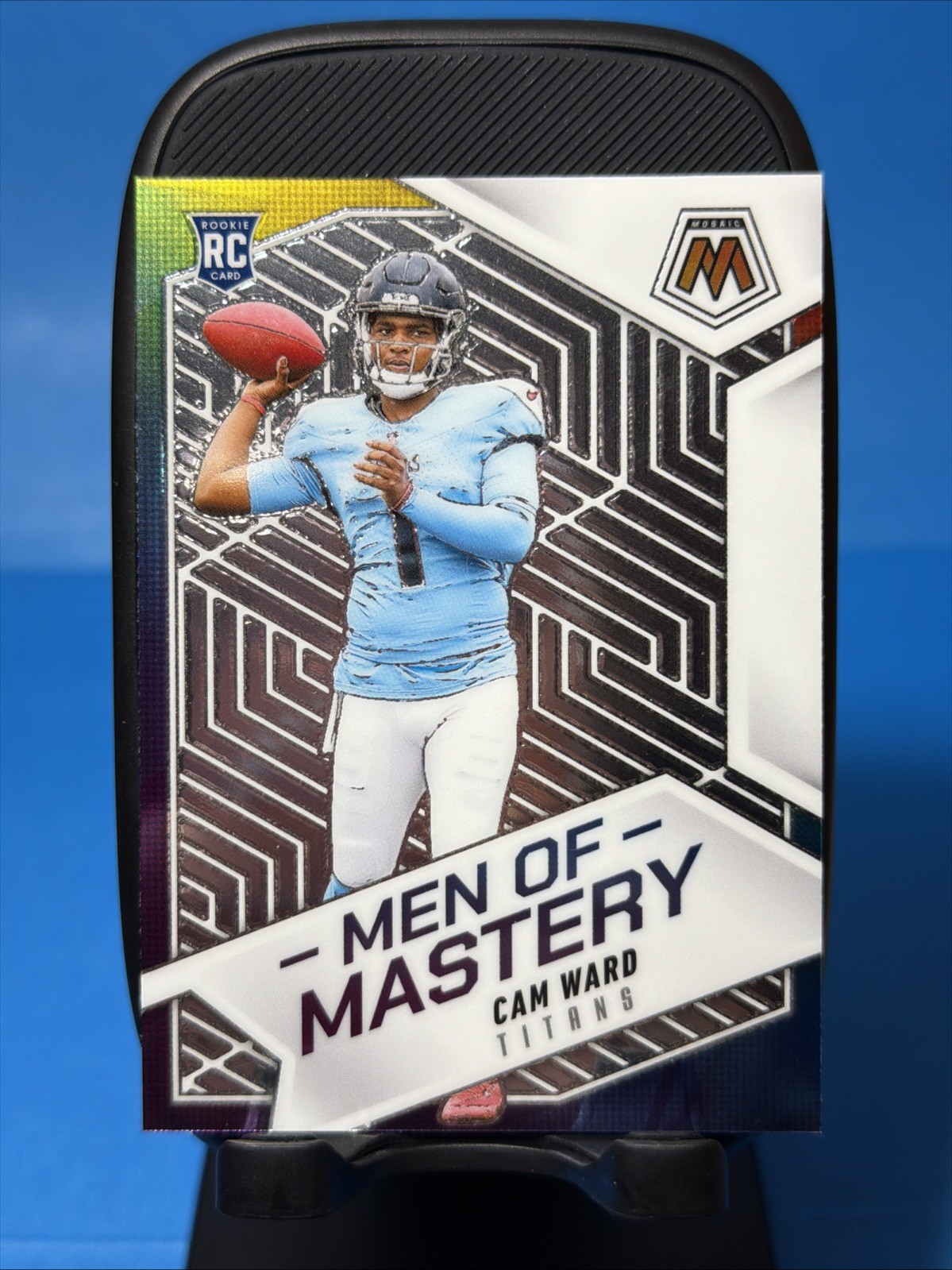 2025 Mosaic Men Of Mastery Cam Ward Titans star QB #17
