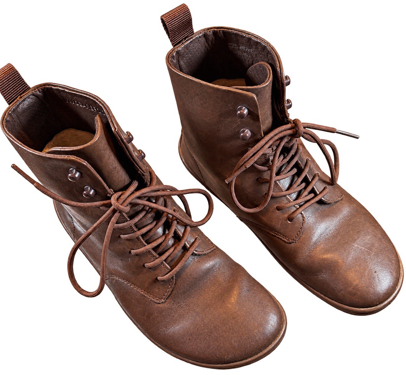 Botas Vivobarefoot Gobi Hi II para mujer EU37 cuero marrón descalzo térmicas con cordones