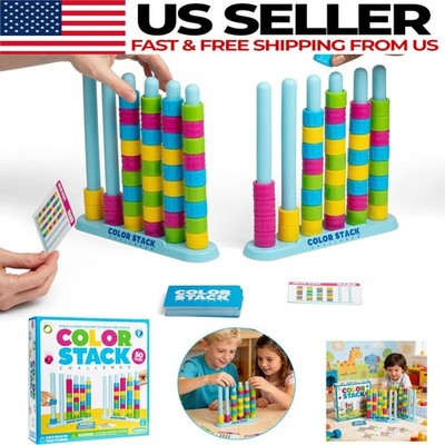 Color Stack Challenge, Color Matching Stacking Puzzle Game Educational Toys 2026