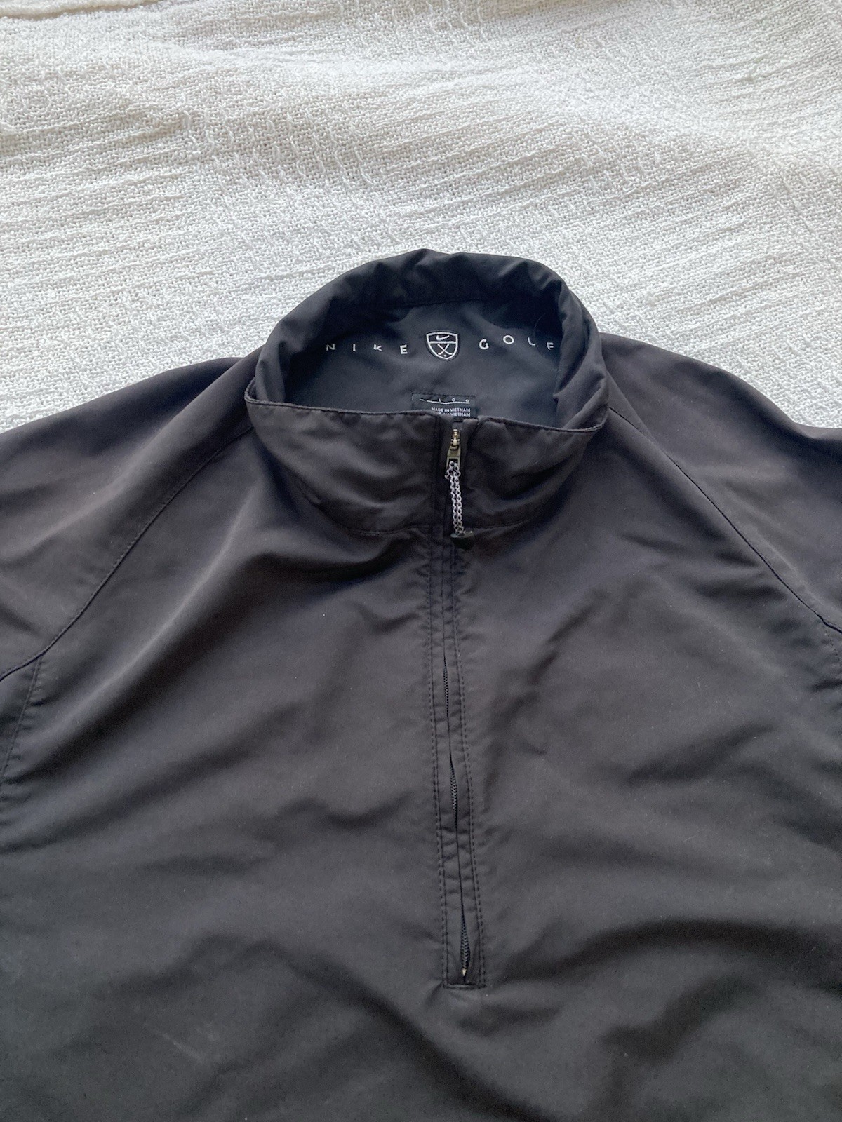 SACAI X NIKE Nike Golf Pullover 1 4 Zip Manica Corta Giacca Leggera Taglia Large