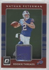 2017 Donruss Optic Rookie Threads Nathan Peterman #35 qc6
