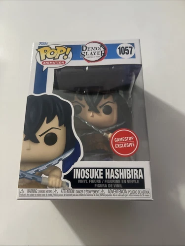 Demon Slayer : Inosuke Hashibira #1057 GameStop Exclusive W/Protector