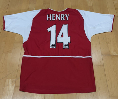 Henry Arsenal Trikot 2002-04 O2 Vintage 100% Original Nike 2003 Bergkamp Pires M