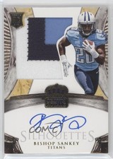 2014 Panini Crown Royale Rookie Silhouettes RPS Gold /49 Bishop Sankey Auto 0p4b