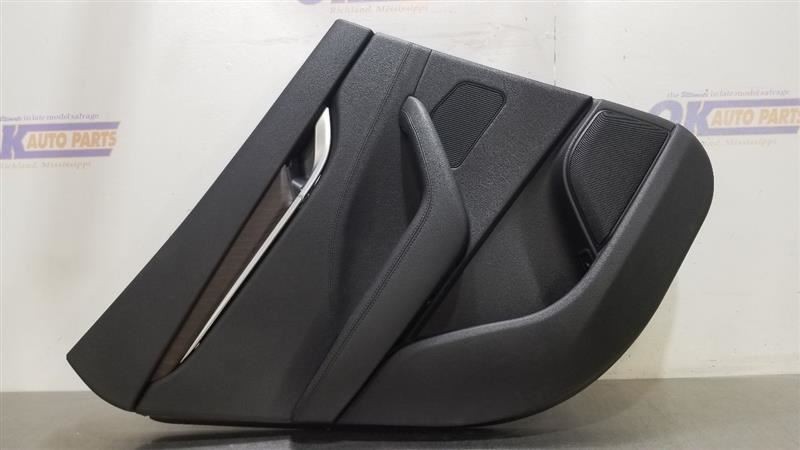 19 2019 MASERATI LEVANTE OEM REAR DOOR TRIM PANEL BLACK DRIVER LEFT 