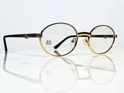 Gold Oval Jubilee Eyeglasses Luxury Mens Executive Rectangular Eyewear Glasses