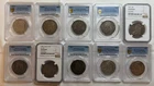 Lot of Capped Bust and Seated Liberty Half Dollars