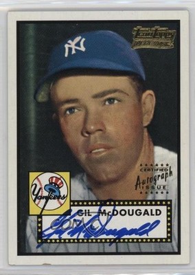 2001 Topps Team Topps Legends Gil McDougald #TT23R Auto 0lc5