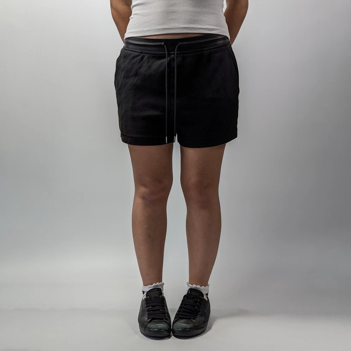 alexanderwang 【サイズS】黒 バイカーショーツ Alexander Wang Black Leather Shorts for Women for sale | eBay