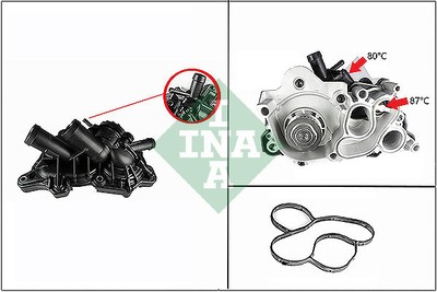 INA 538 0889 10 Water Pump, engine cooling for AUDI,VW