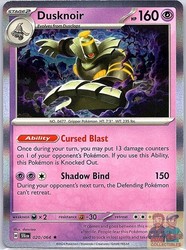 Dusknoir 020/064 Shrouded Fable Holo Rare