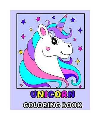 Unicorn Coloring Book: 30 Cute Coloring Pages for Kids, Studio, Pretty Cute